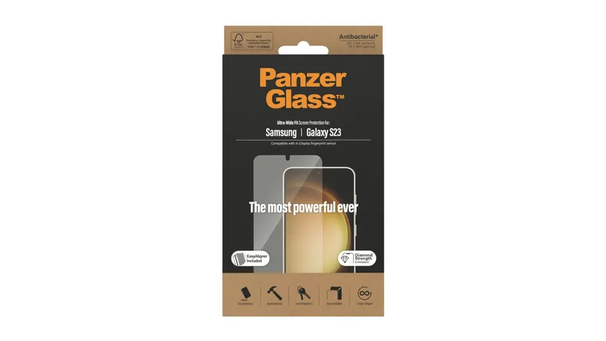 PanzerGlass SP Galaxy S23 UWF AB m. Applikator