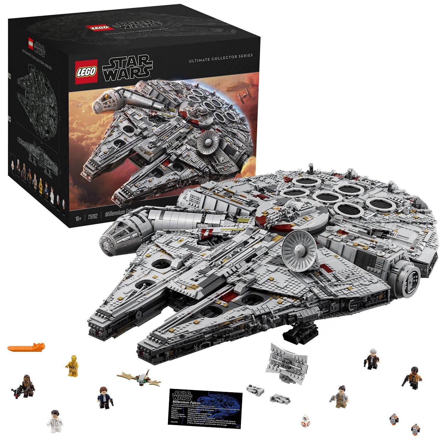 LEGO® Konstruktionsspielsteine LEGO® Star Wars™ - Millennium Falcon™, (Set, 7541 St)