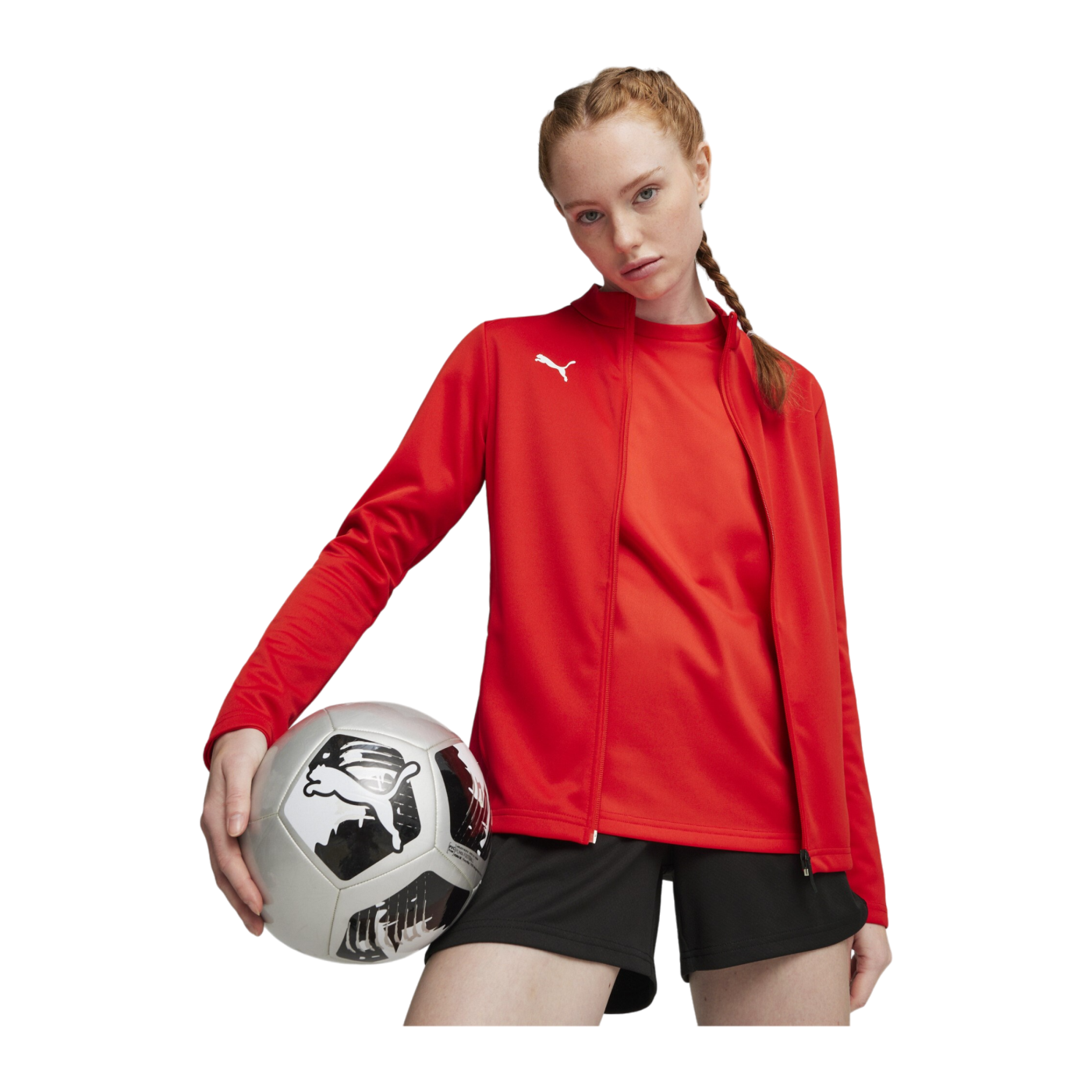 PUMA teamGOAL Trainingsjacke Damen Rot F01