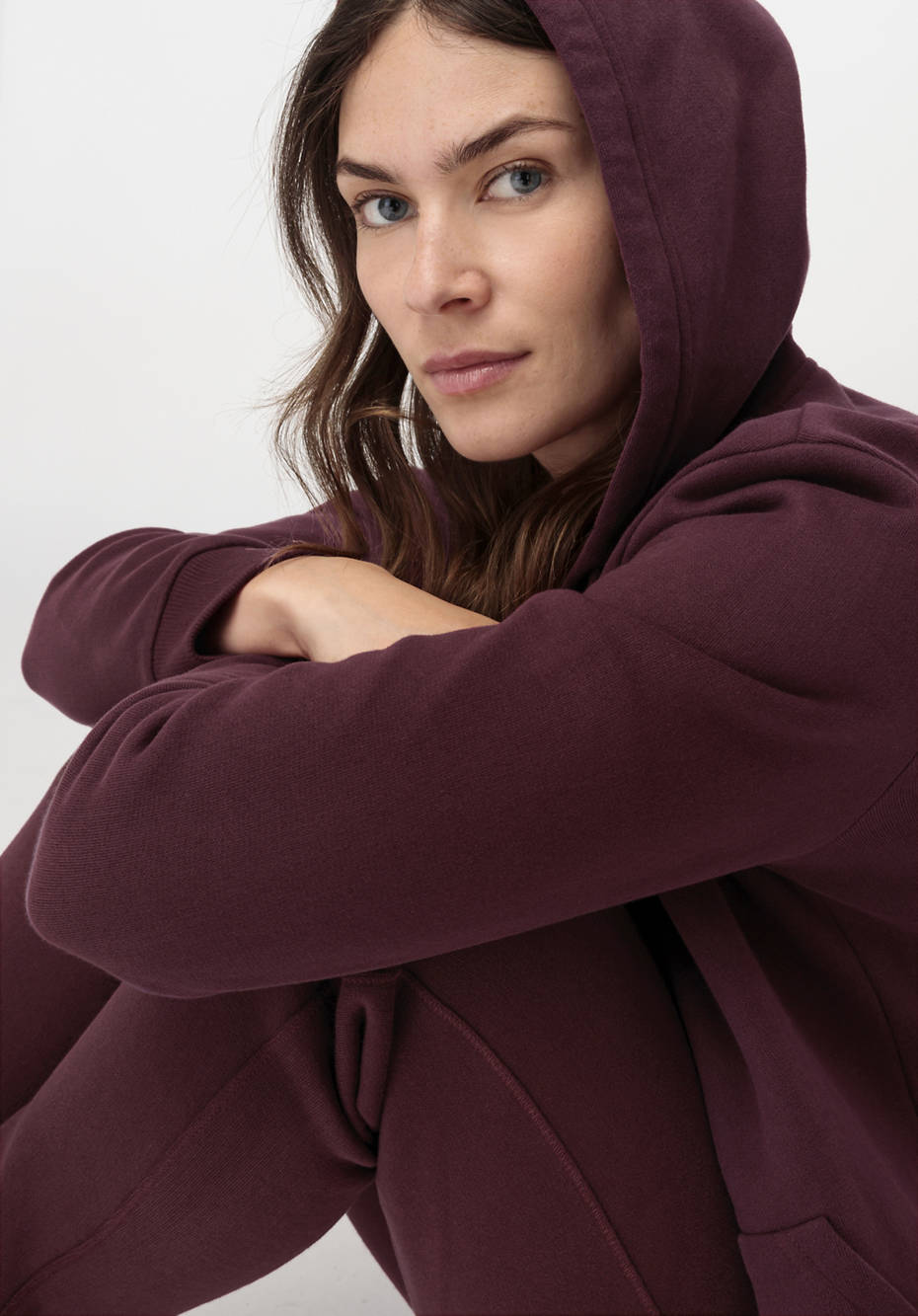 Sweatjacke aus reiner Bio-Baumwolle