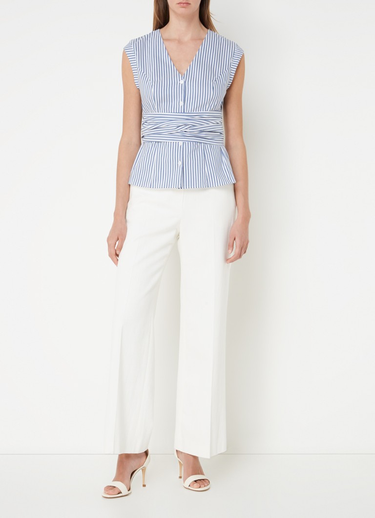 Top a righe Sadie di Phase Eight con cintura da annodare