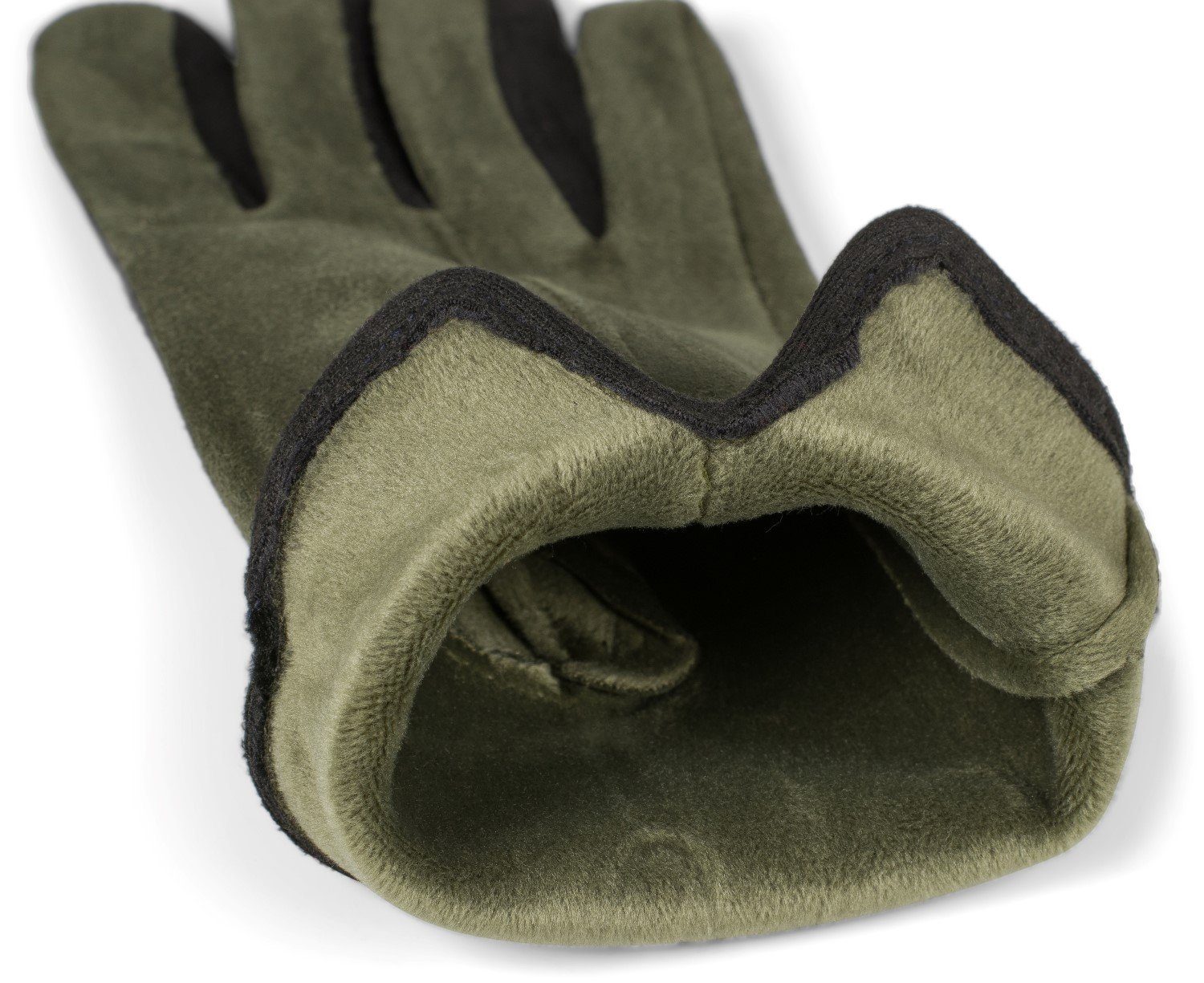 styleBREAKER Fleecehandschuhe Touchscreen Handschuhe Kontrast