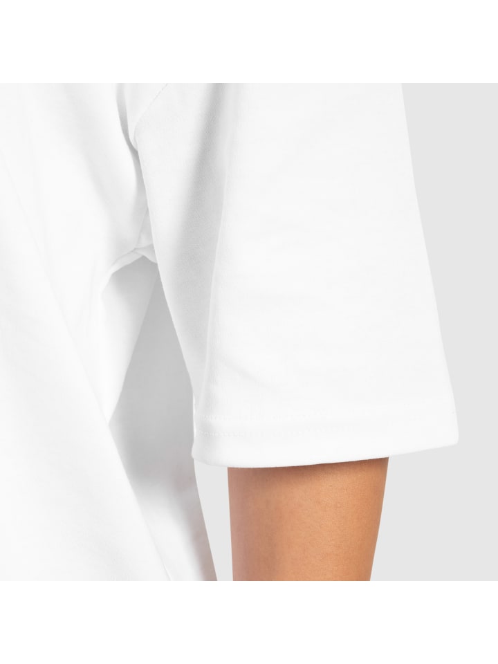 SMILODOX Unisex T-Shirt Macey in Weiß günstig kaufen