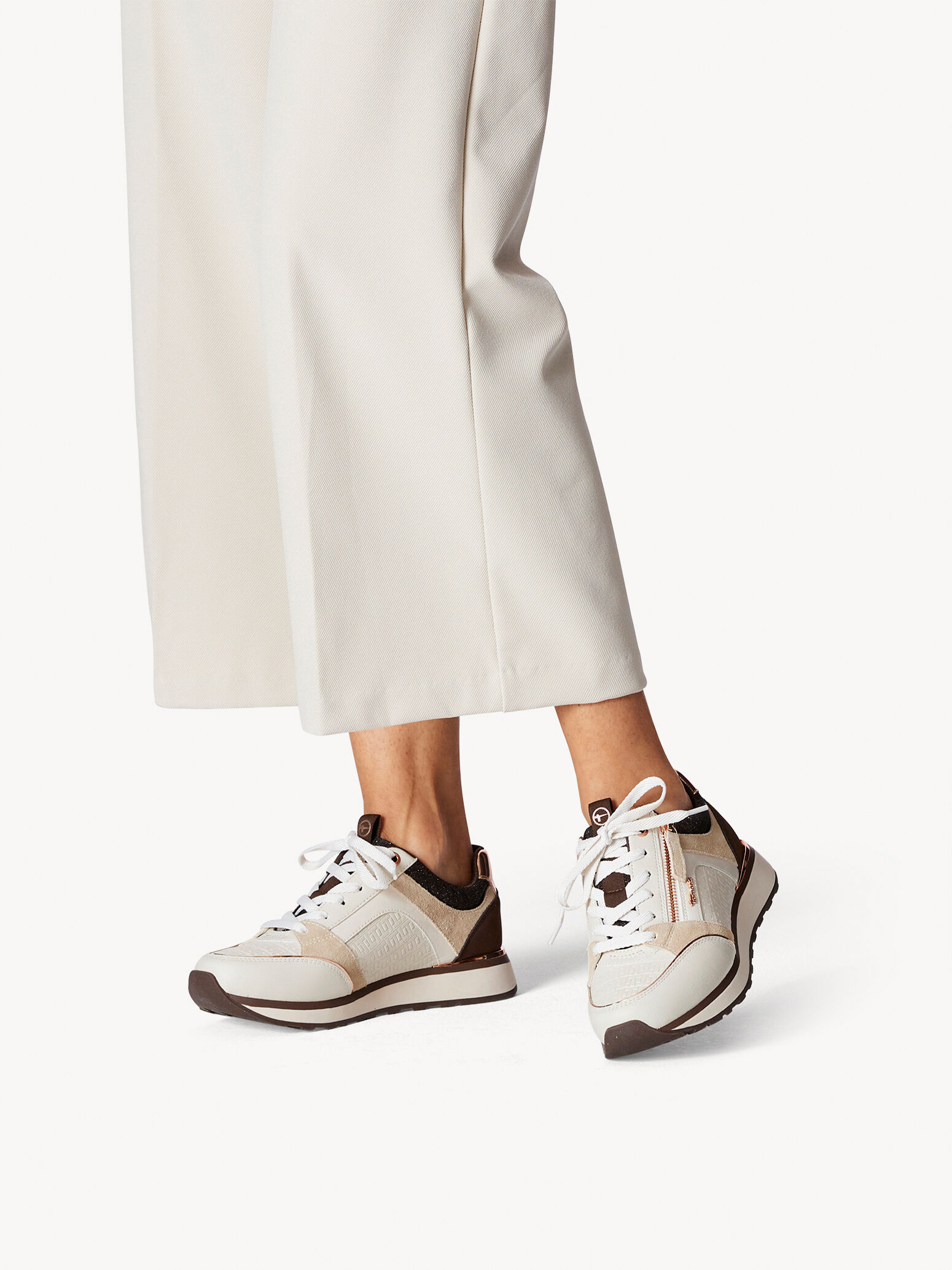 Basket en cuir - marron