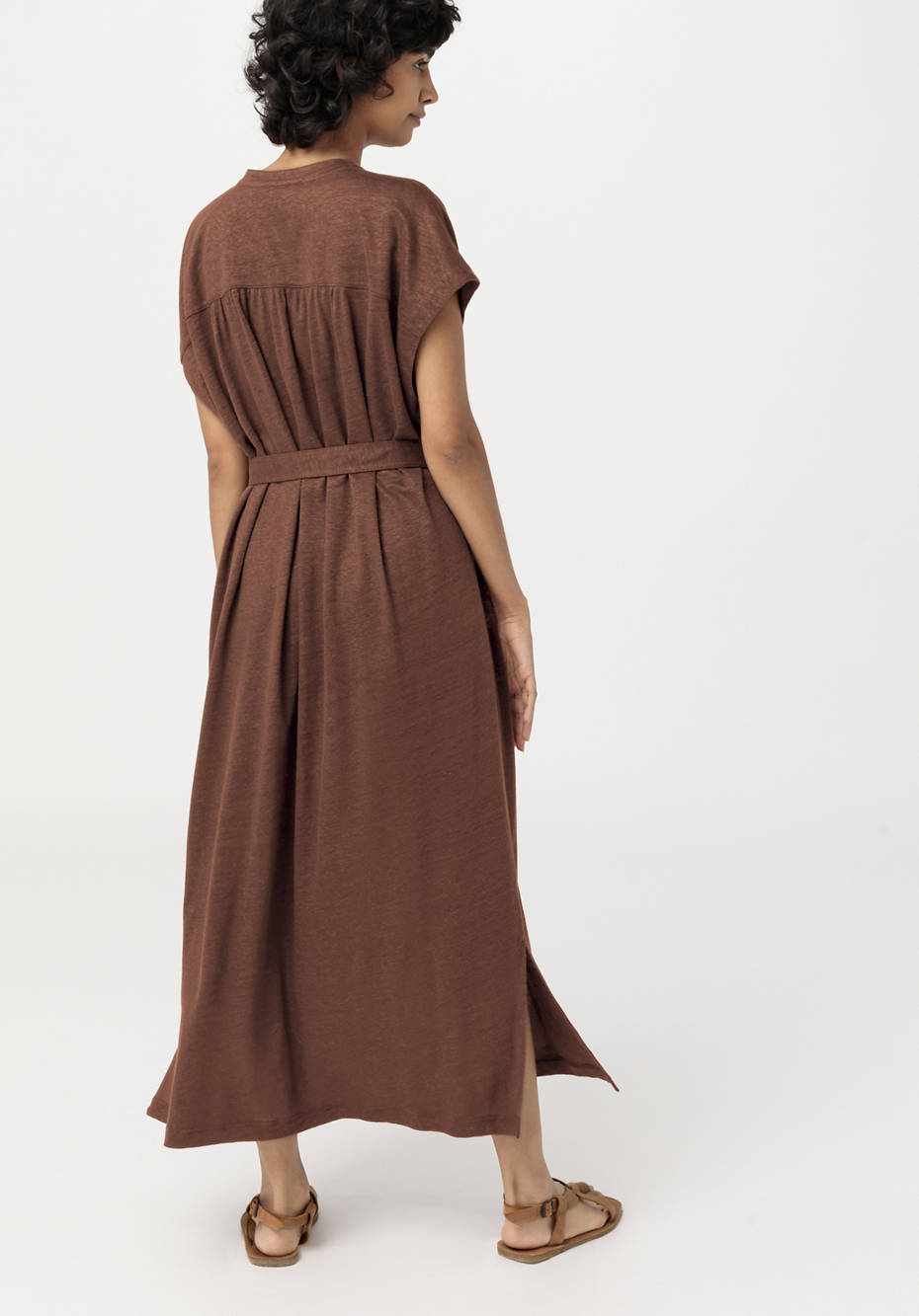 Jersey-Kleid aus reinem Leinen