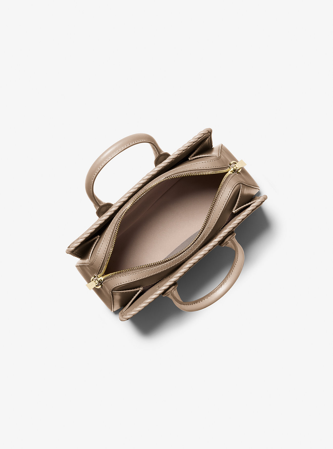 Laila Small Leather Satchel - BIRCH