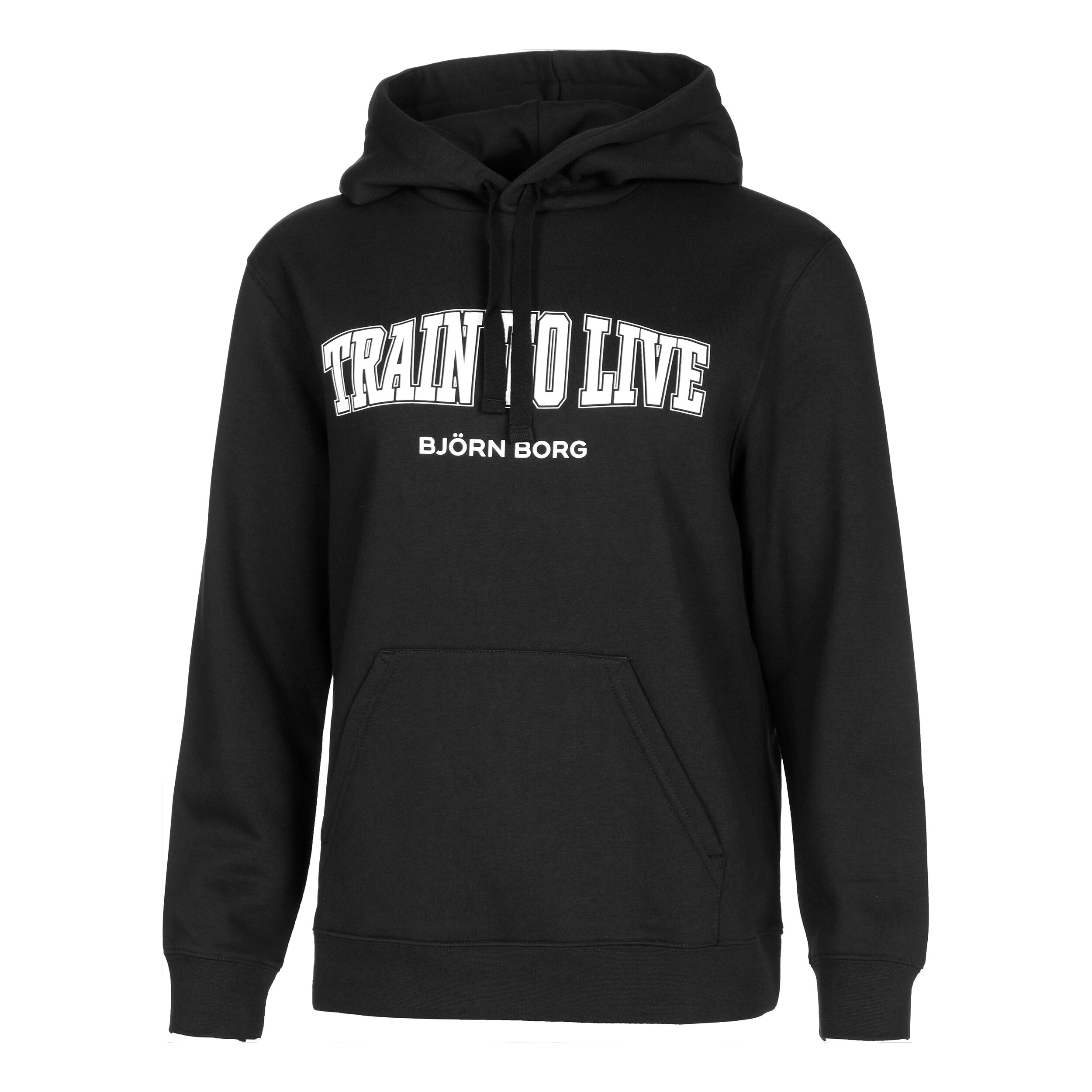 Borg Essential Hoody Damen - Schwarz, Weiß