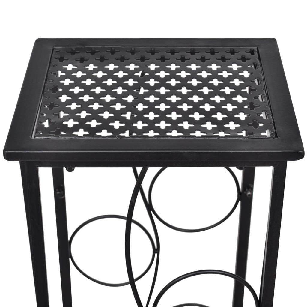 vidaXL Weinregal Flaschenregal für 8 Flaschen Metall, 1-tlg.