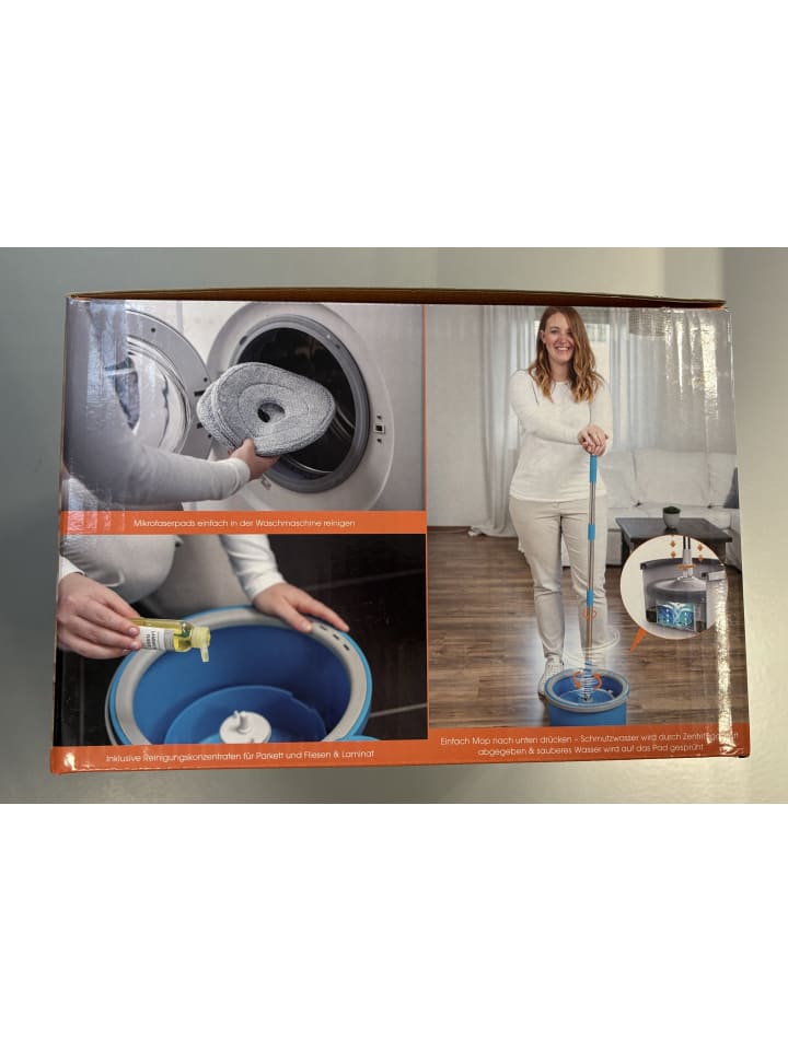 Livington Mop Clean Water Spin Mop in Blau günstig kaufen onesize