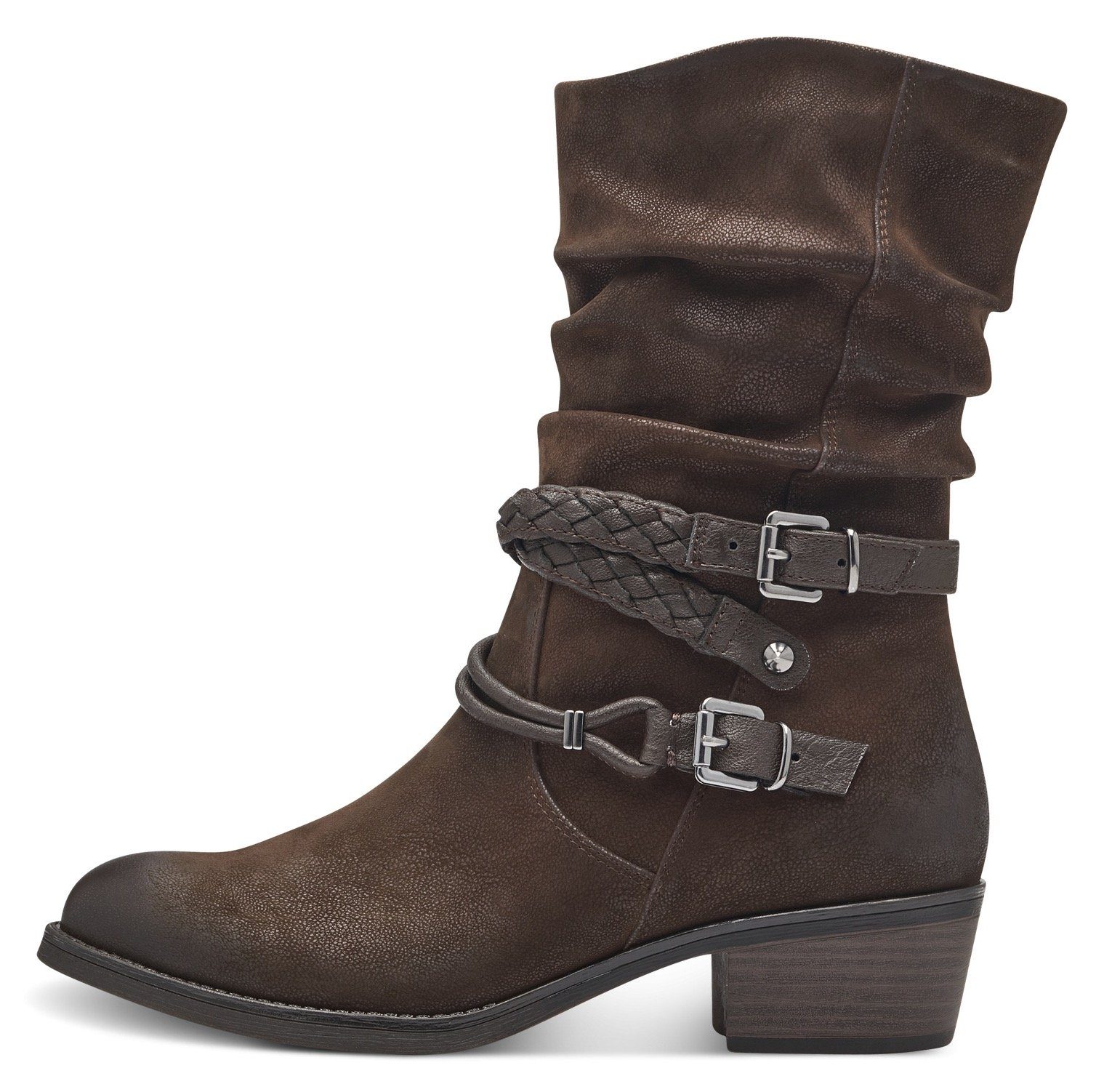 MARCO TOZZI Cowboy Stiefelette mit schönen Zierriemchen