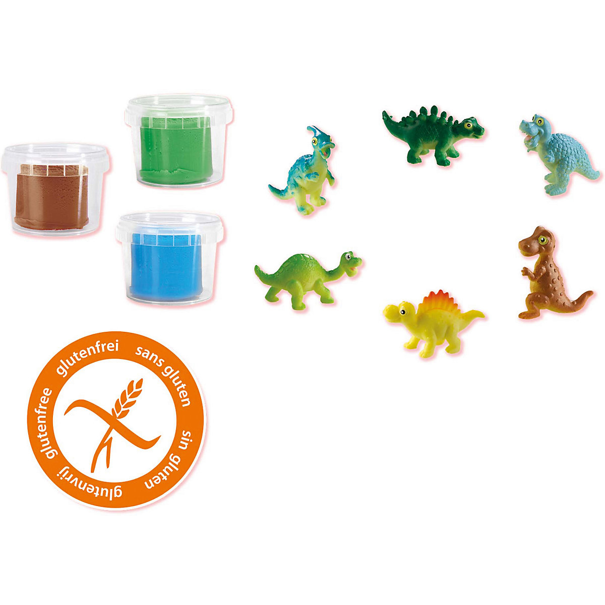 Jurassic-Dinowelt - Knete Spielekoffer