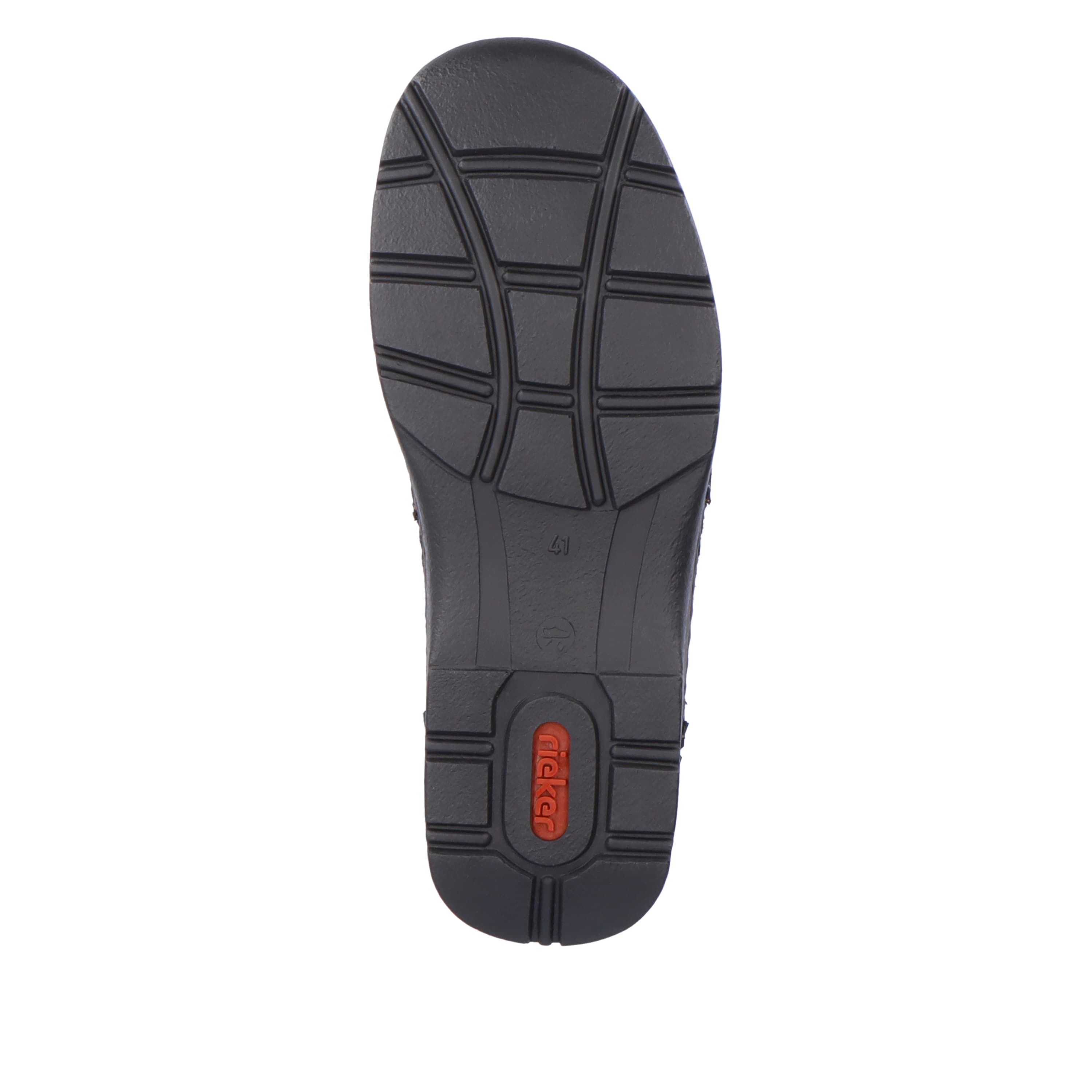 Rieker Herren Schnürschuhe asphaltschwarz