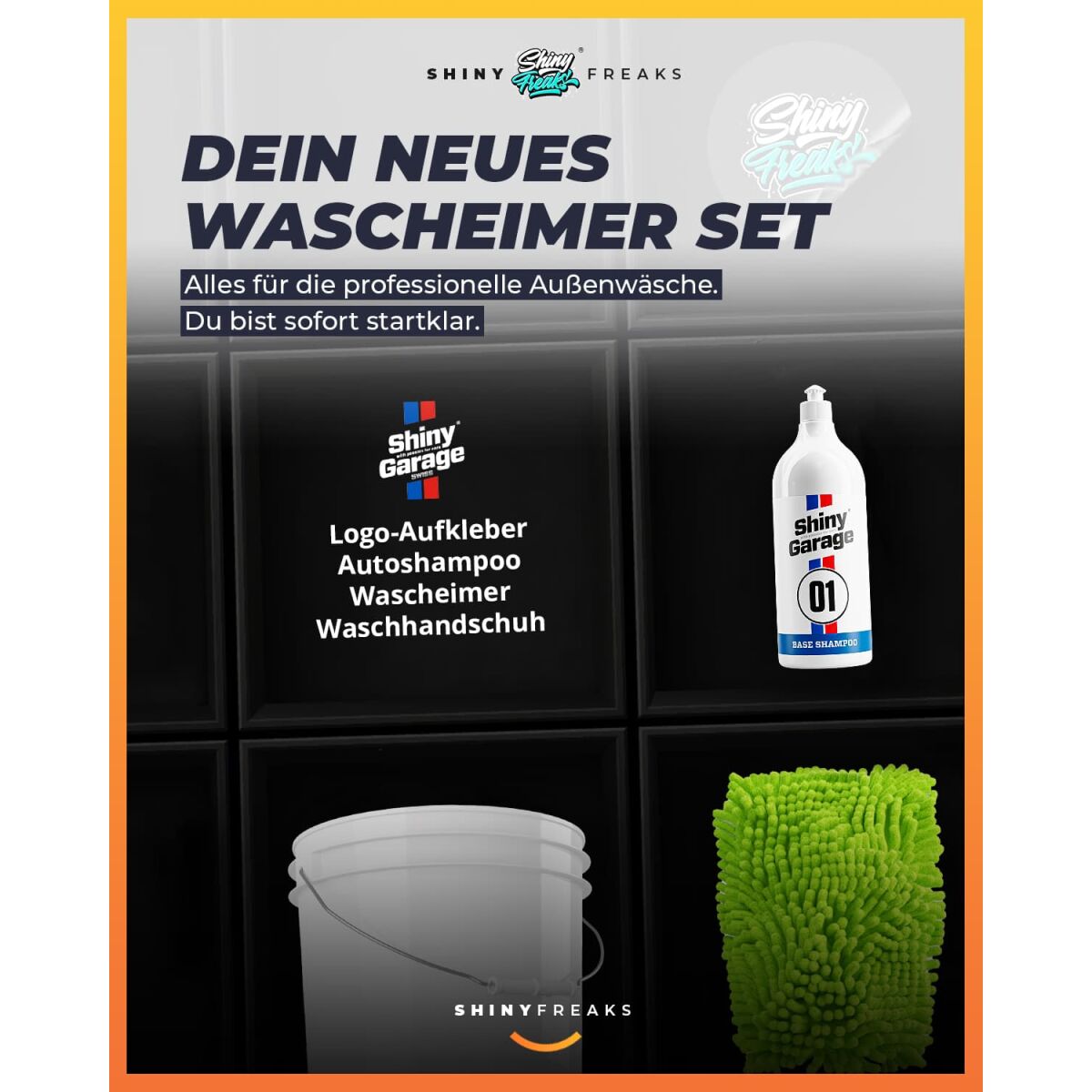 Shiny Garage - Wascheimer Set | Basic 13L
