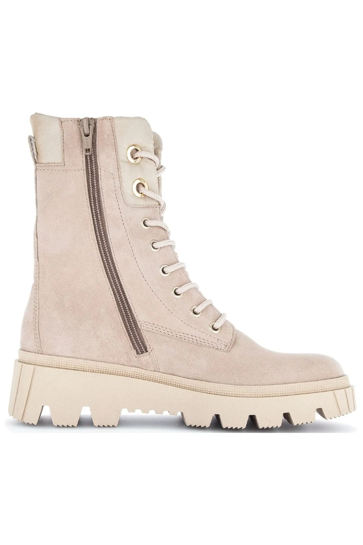 GABOR  Stiefelette - Beige - Blockabsatz
