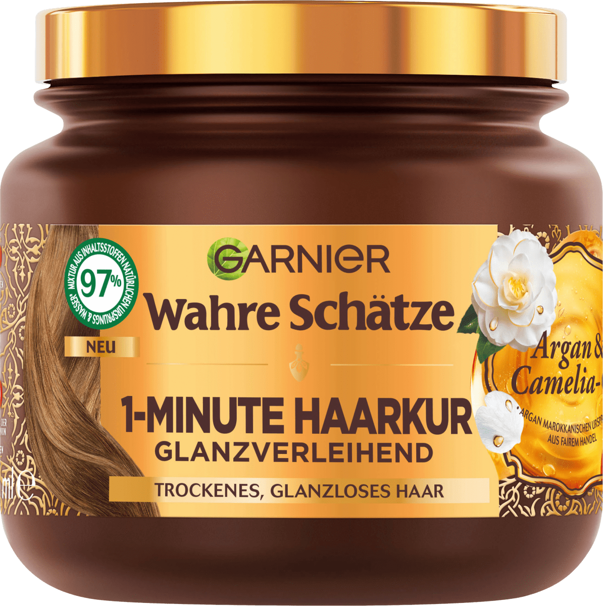 Haarkur 1-Minute Argan & Camelia-Öl, 340 ml