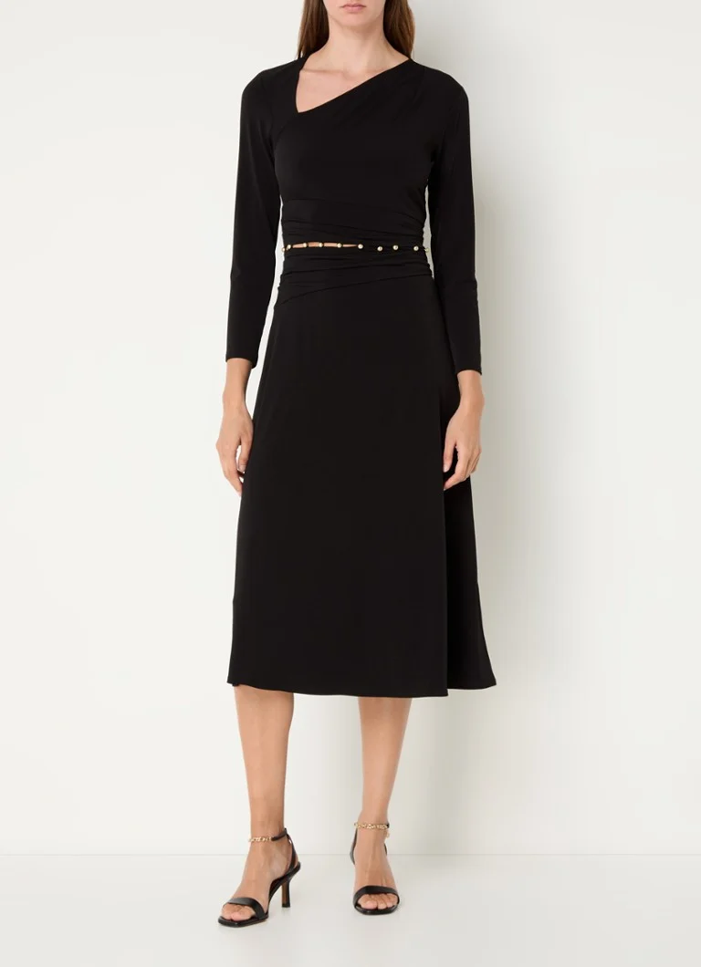 ba&sh Joyce midi dress with cut-out detail