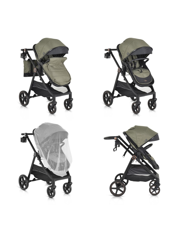 Moni Kinderwagen 2 in 1 Tokyo 22 kg in grün günstig kaufen onesize