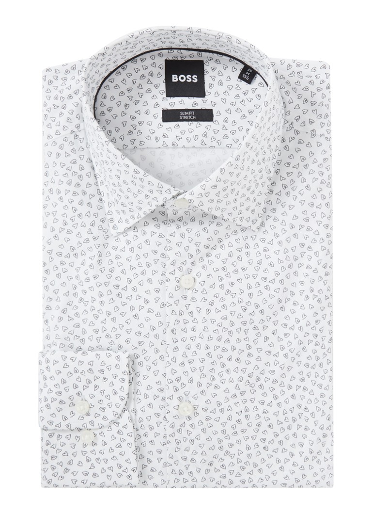 HUGO BOSS H-Hank slim fit srajca s potiskom