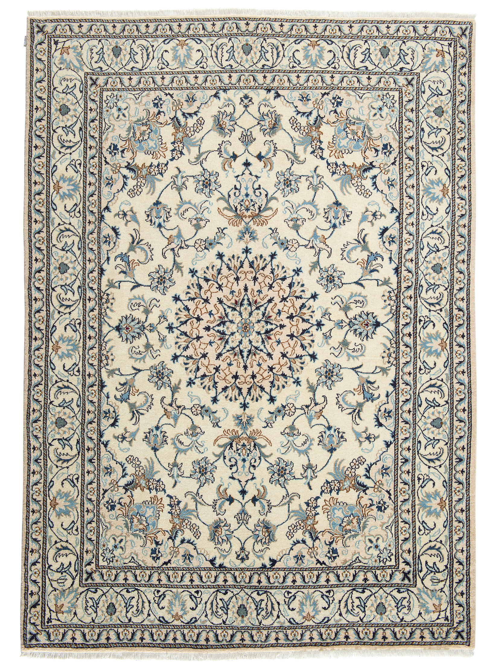 Kaschmar Nain 12 Lah ca. 175 x 245 cm, Unikat / Einzelstück
