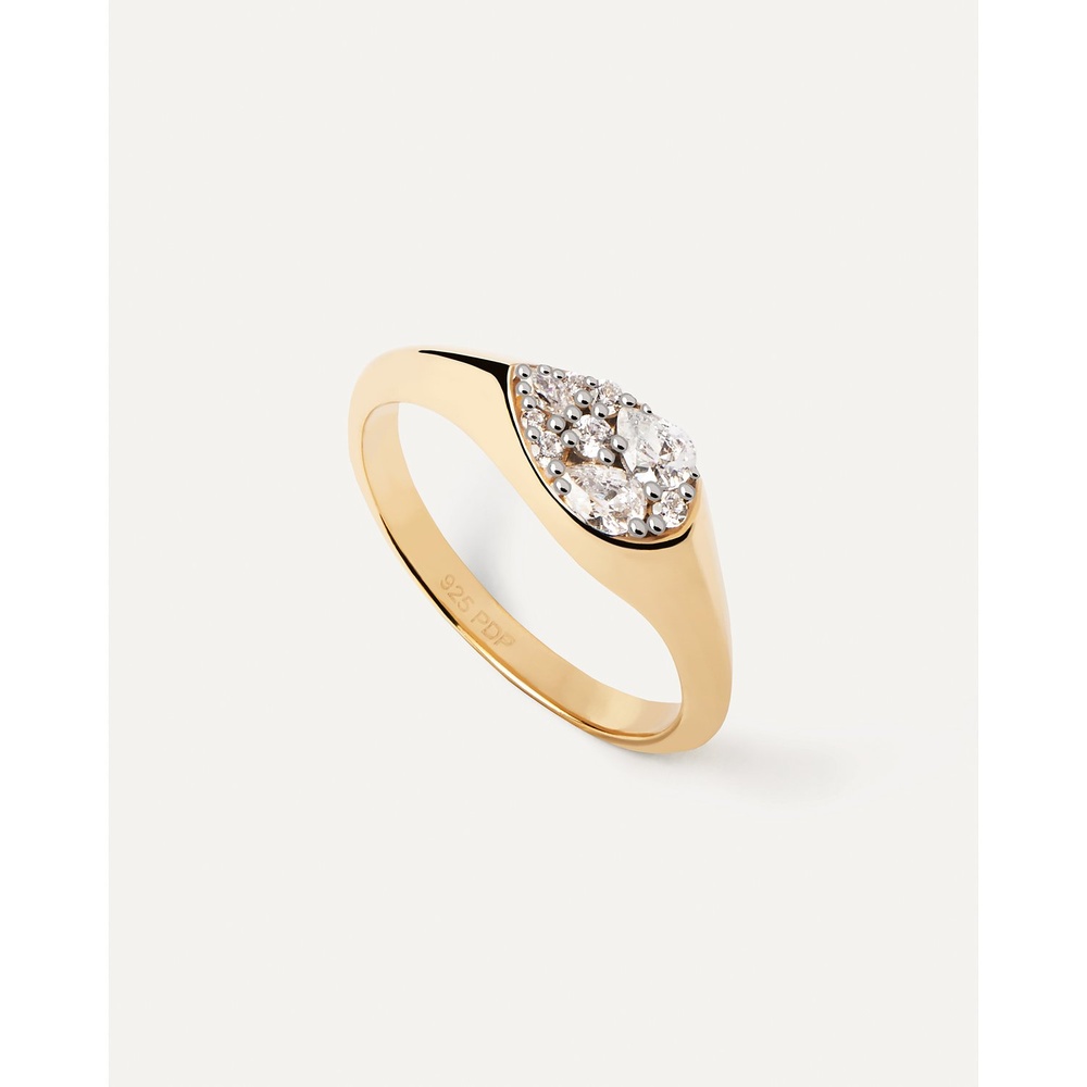 P D Paola Bague pour femme 925 Argent or Bague