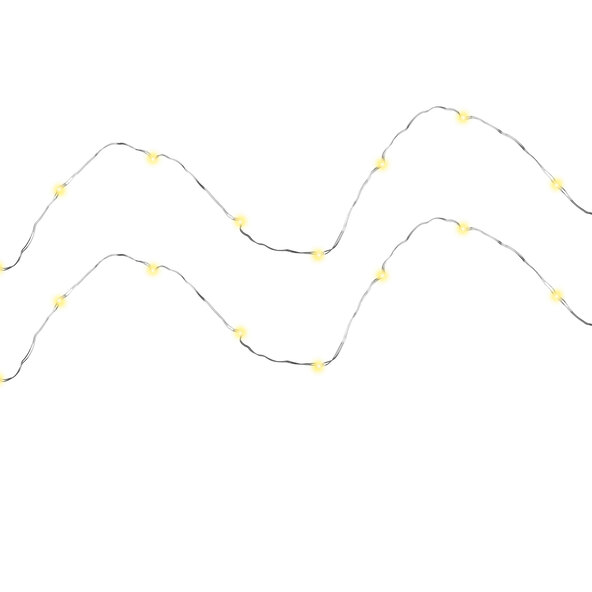 LED-Lichtsortiment, Microdraht, warmweiß, 2er Set