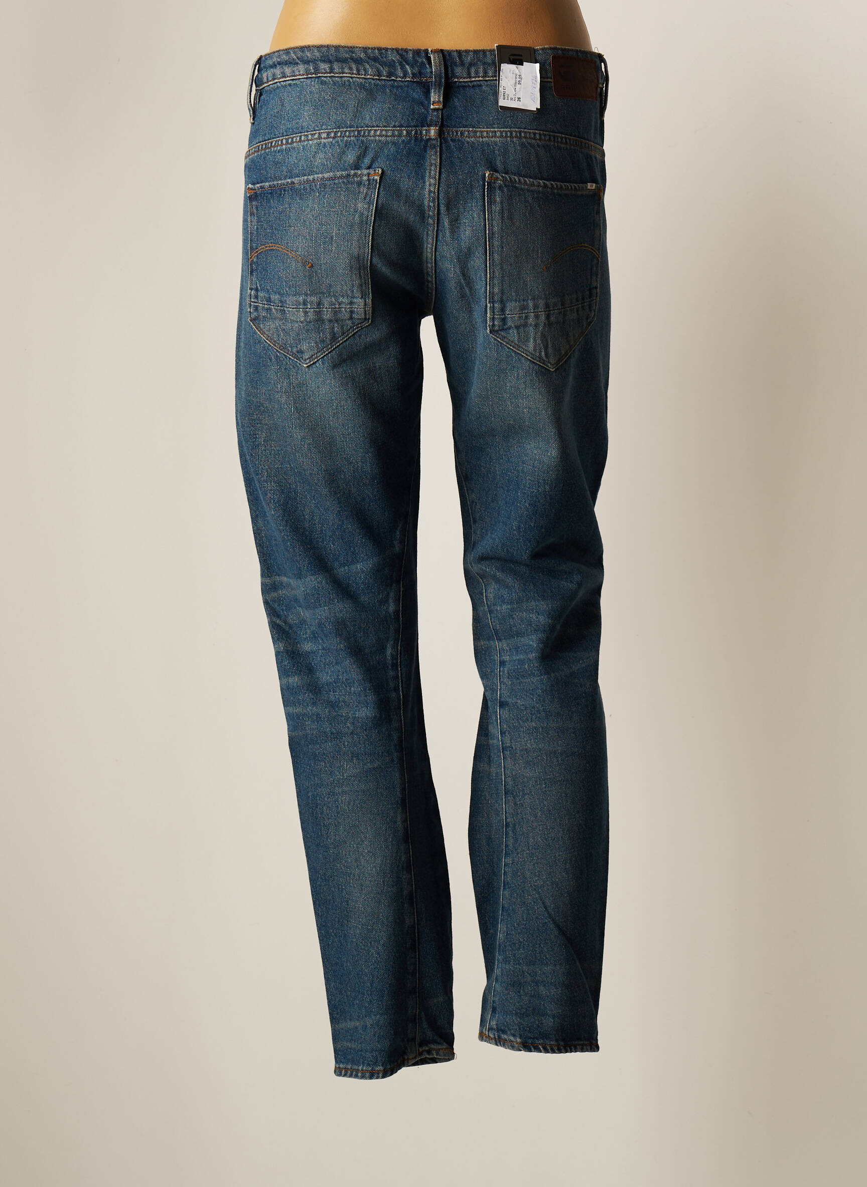 Raw 7 Jeans Coupe Large Femme couleur bleu