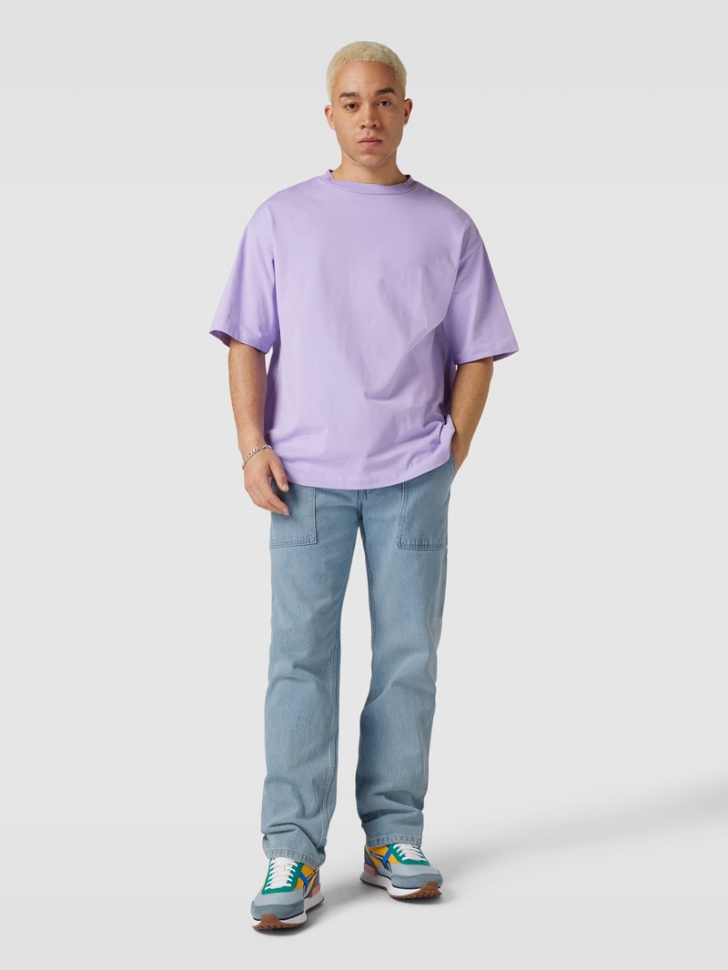 Straight Fit Jeans mit Zierleisten Modell '90s' in jeans