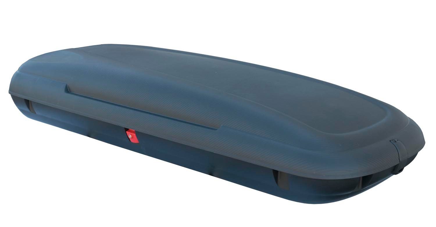 VDP Dachbox, (Für Ihren Volvo XC40 (5 Türer) ab 18, Dachbox und Dachträger im Set), Dachbox CA480L carbonlook +Dachträger KING1 für Volvo XC40 5Tür ab 18