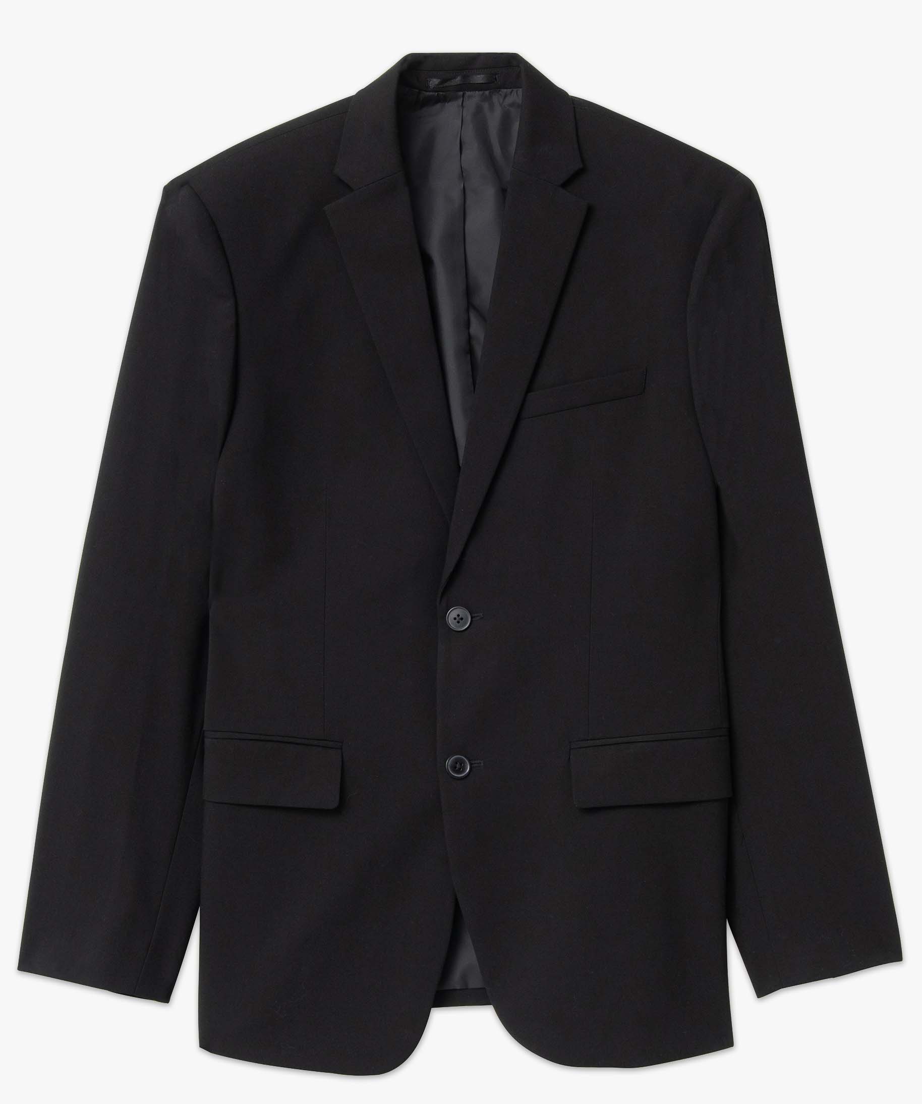 Veste de costume homme fermeture 2 boutons noir | GEMO
