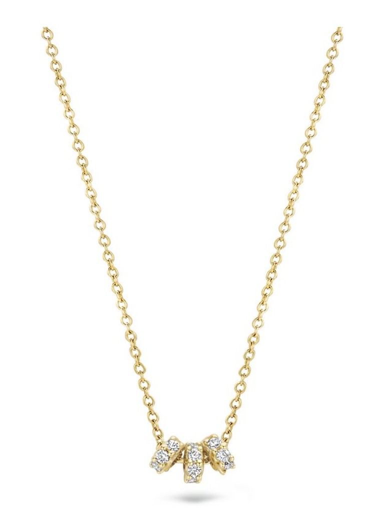 Collana Blush in oro giallo 14 carati con zirconi cubici 3136YZI