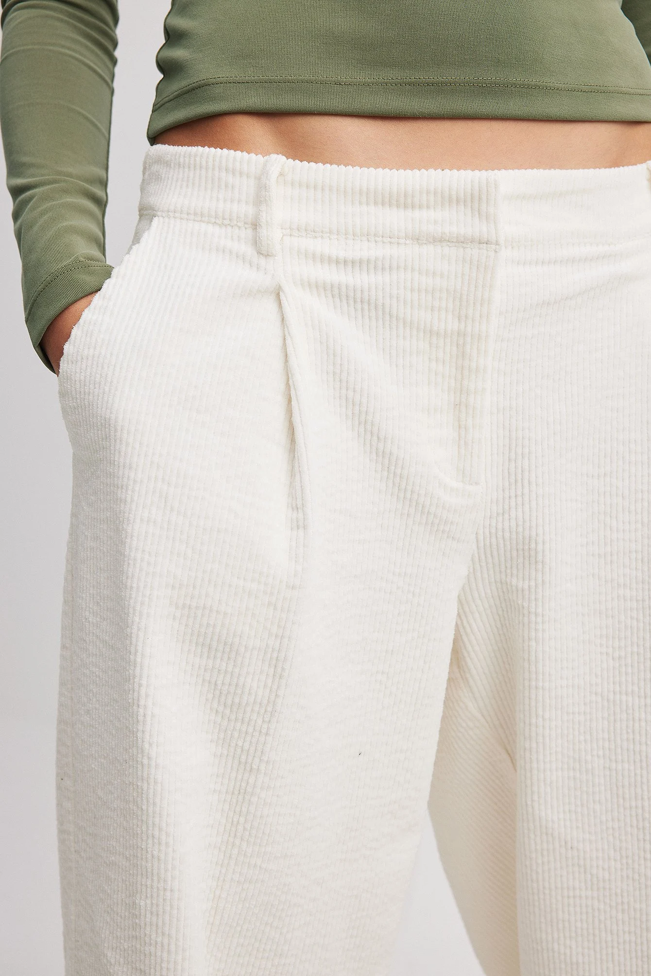 Hüfthose aus Cord