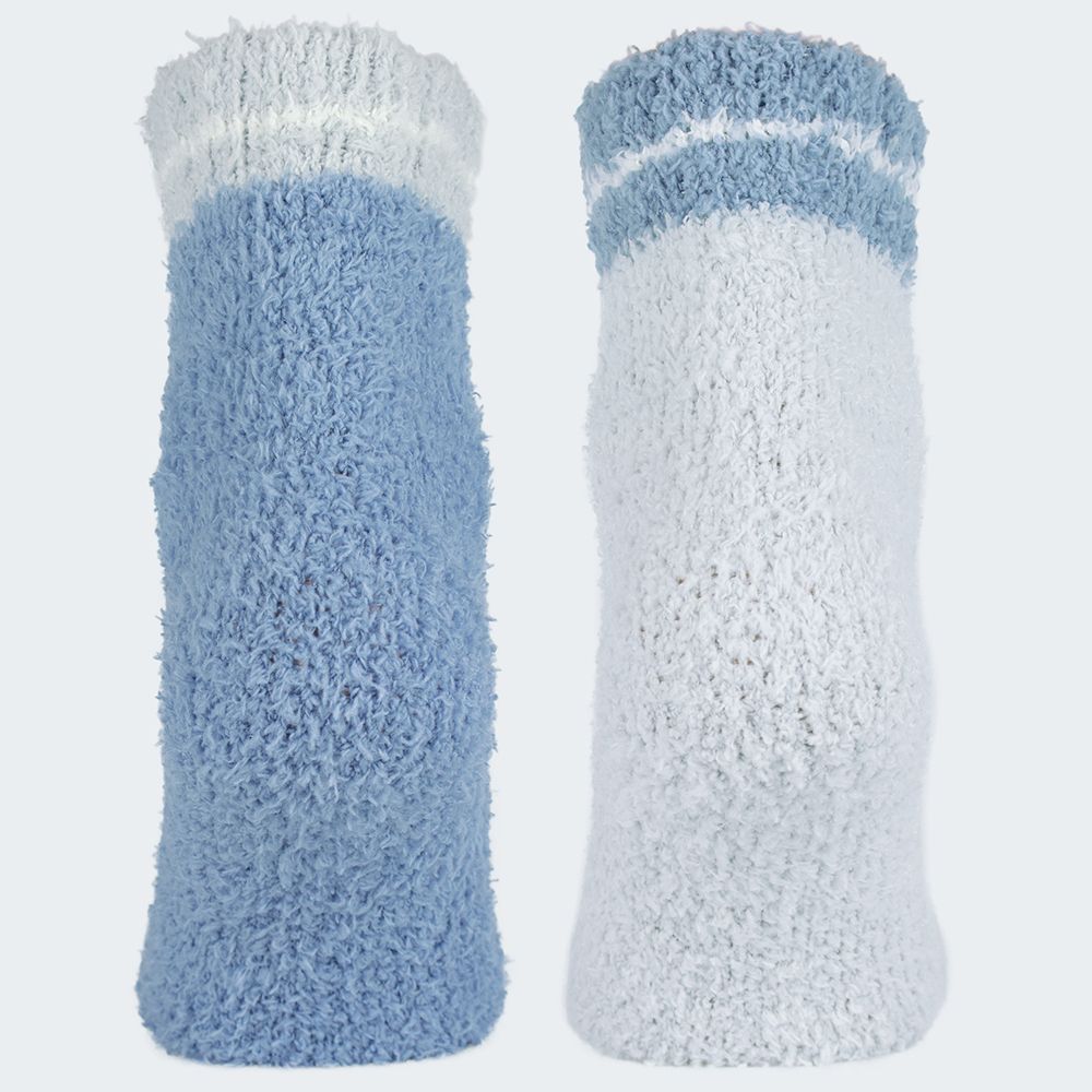 Black Snake Blau/Grau 2-Pack Damen Kuschelsocken