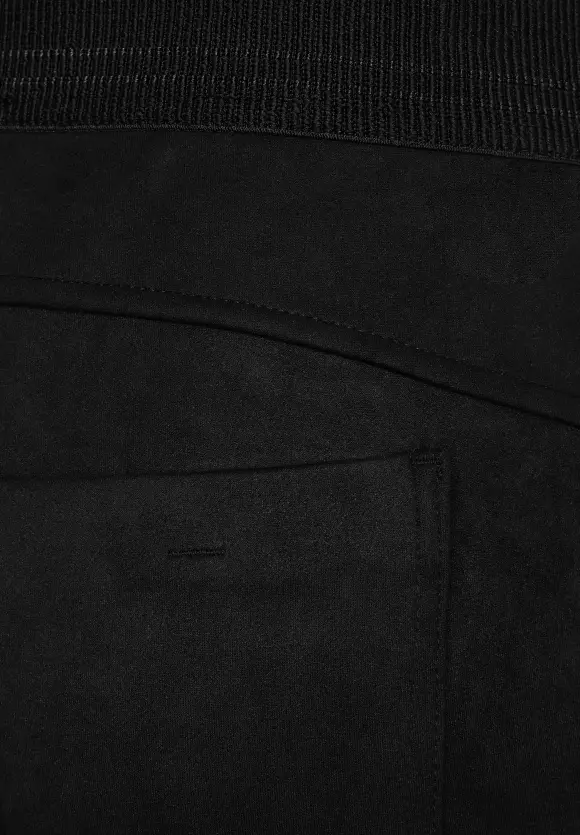 Street One Skinny Hose in Velour Optik