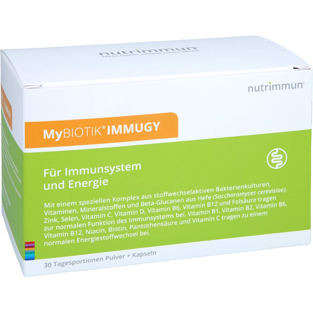 MYBIOTIK IMMUGY Kombipackung 30x2 g+60 Kapseln