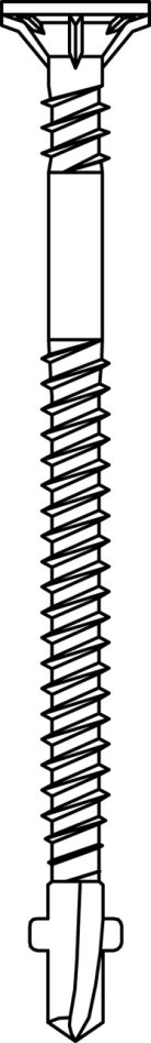 Parafuso Senco Accessories 42GS41MC para madeira em aço até 3,0 mm, 4,2 x 41 mm