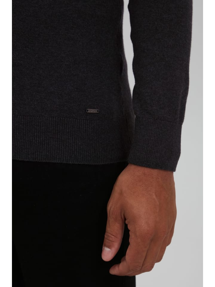 INDICODE Strickjacke IDBadi 35543MM Feinstrick Jacke in grau melange günstig kaufen