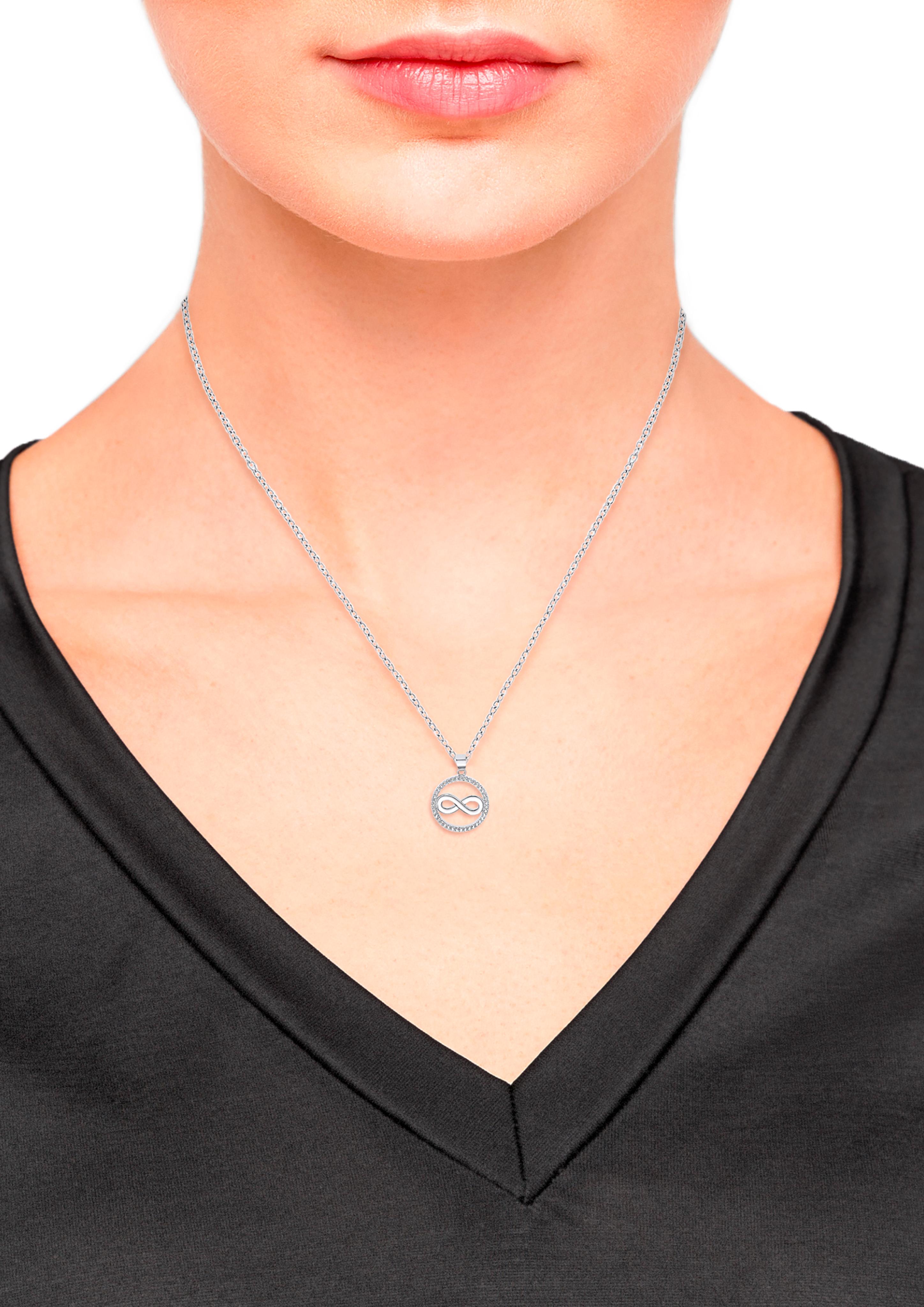 Infinity-Halsschmuck aus Silber 925  6005101-92E0