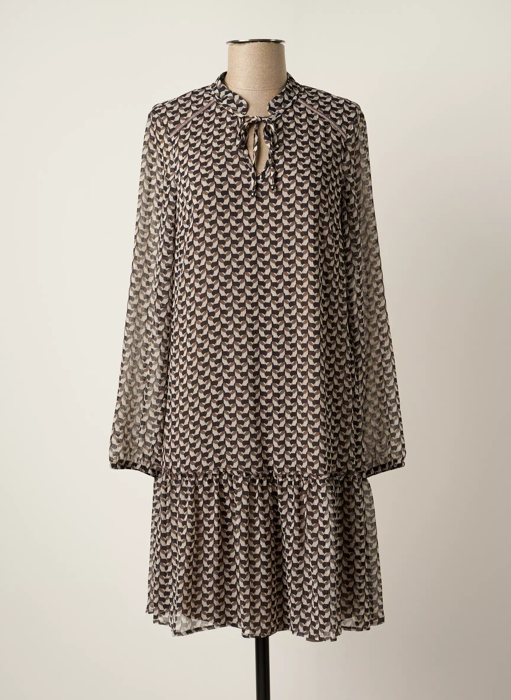 Le Comte Robes Courtes Femme couleur gris
