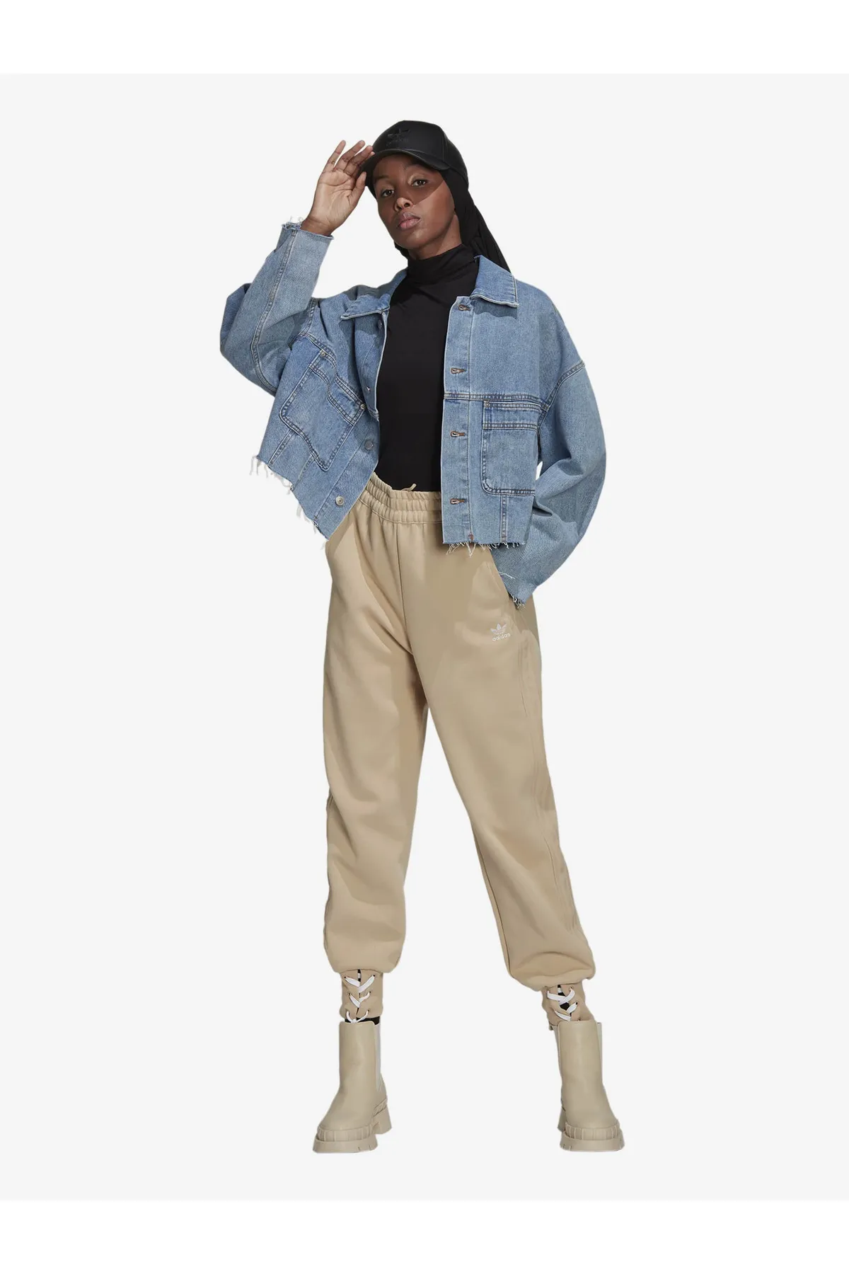 adidas  Jogginghose - Beige - Relaxed