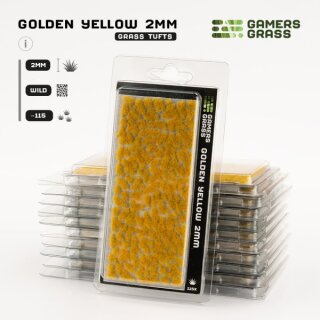 Static Grass Tufts - Golden Yellow 2mm