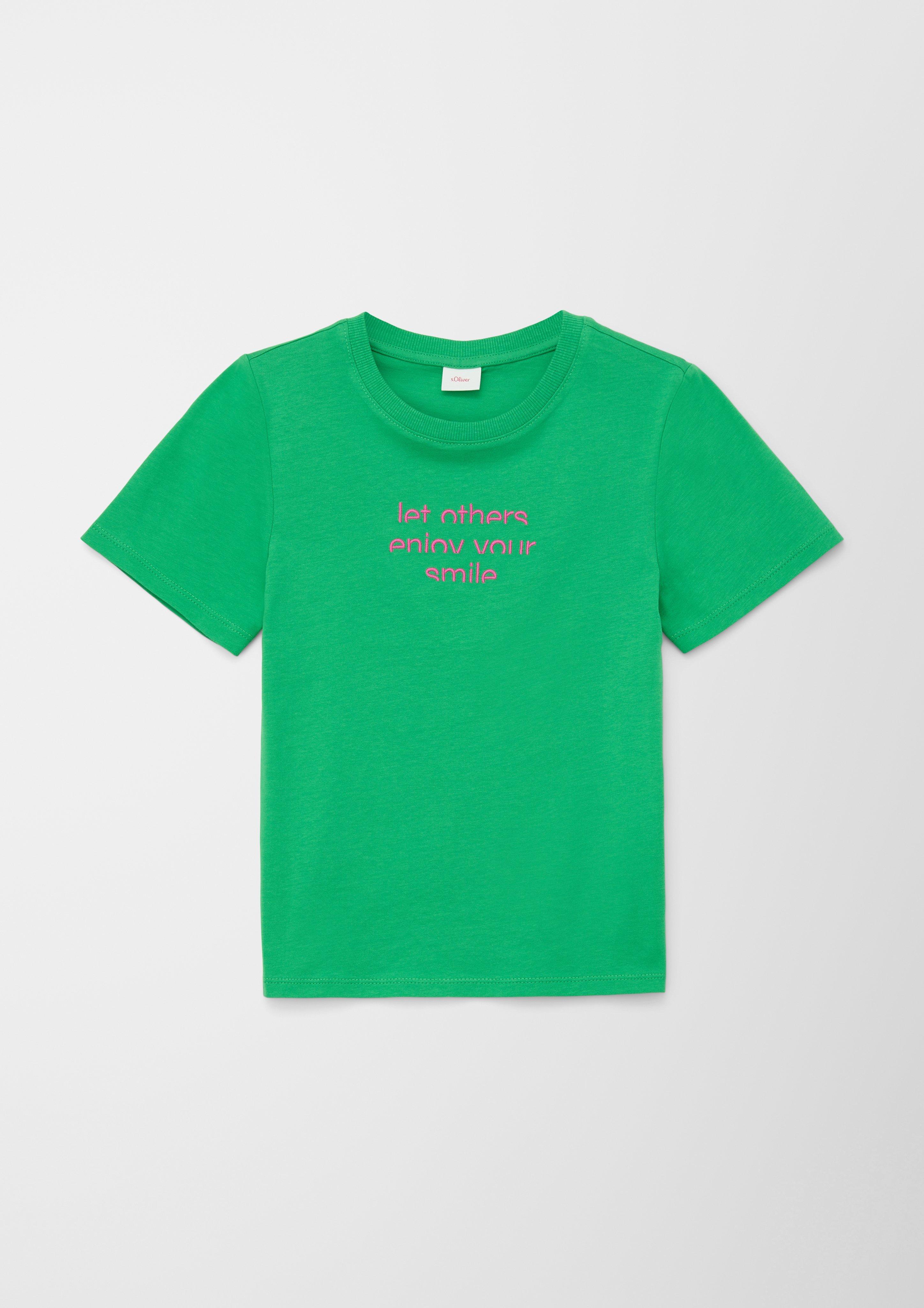 T-Shirt mit Stickerei  2128032-7590