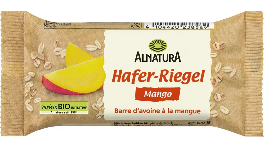 Alnatura Bio Hafer Riegel Mango 60 g