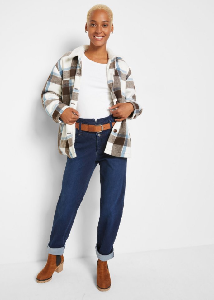 Wide Fit Shaping-Super-Stretch-Jeans, Highwaist