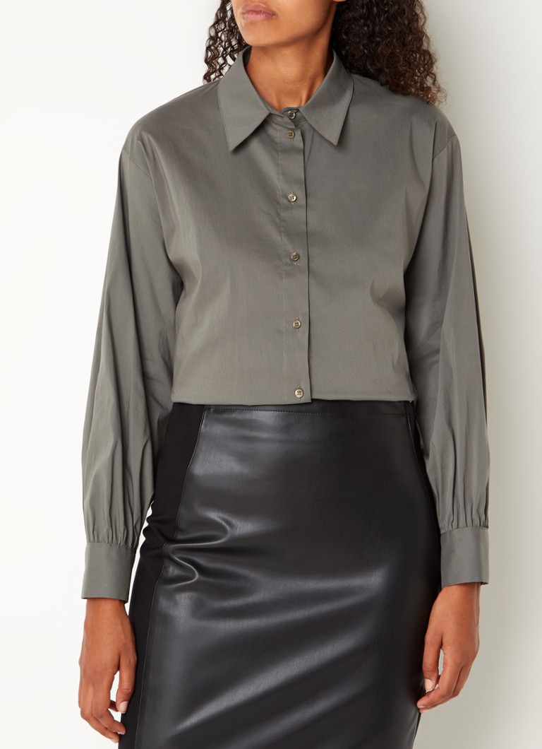 Cinque Cipalmona blouse with balloon sleeves