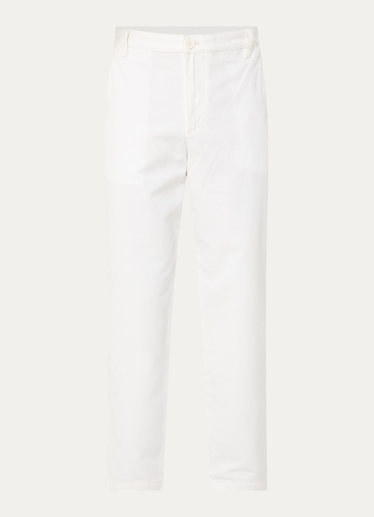 Pantaloni chino Armani Exchange cu croială dreaptă și buzunare laterale