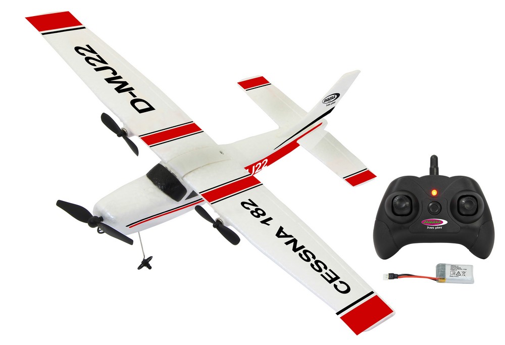Jamara e.K. JAMARA-410190-Cessna 182 Flugzeug 2,4GHz Gyro 2CH