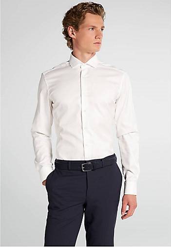 ETERNA Herren Hemd Slim Fit Langarm