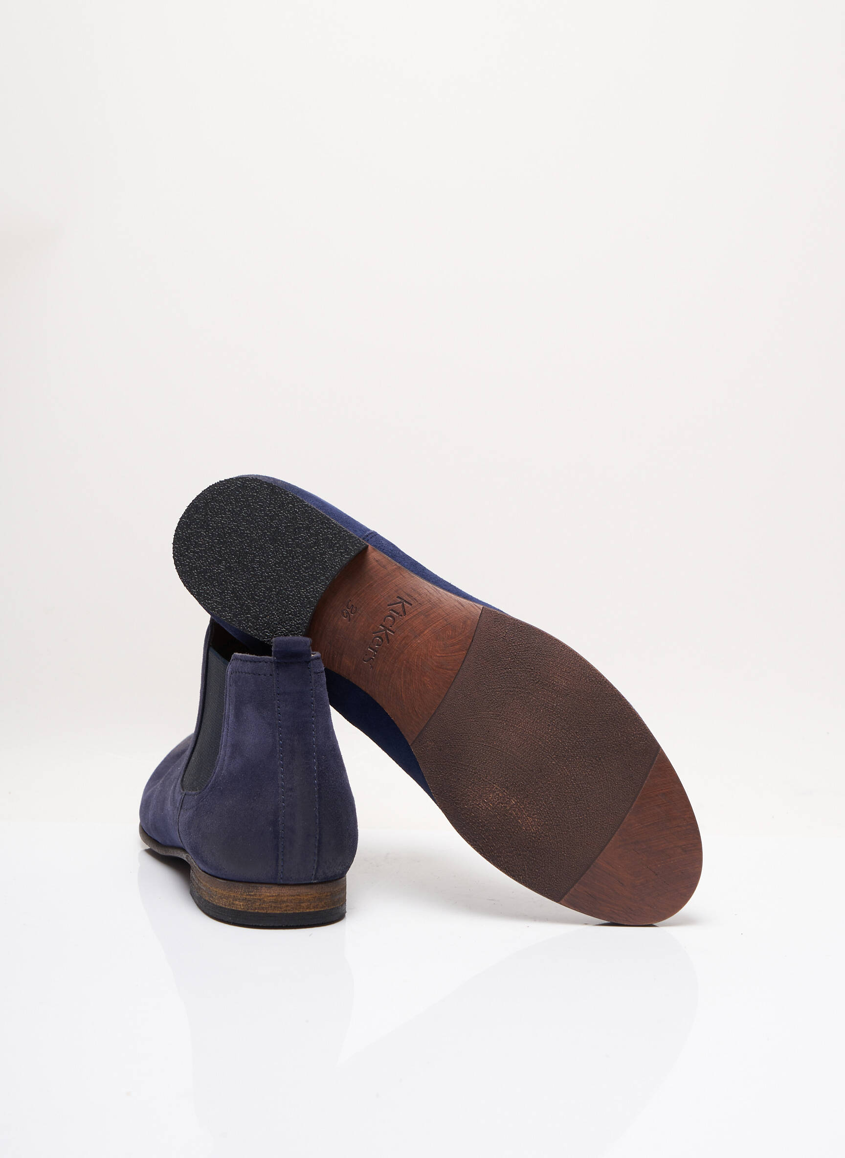 Kickers Bottines Femme couleur bleu