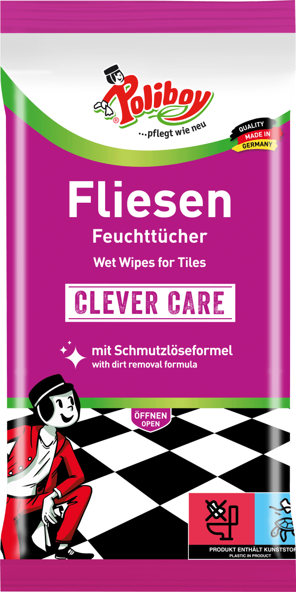 Feuchte Bodentücher Fliesen, 15 St