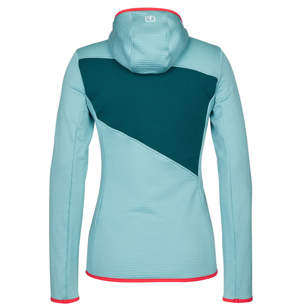 FLEECE GRID HOODY W Damen - Fleecejacke